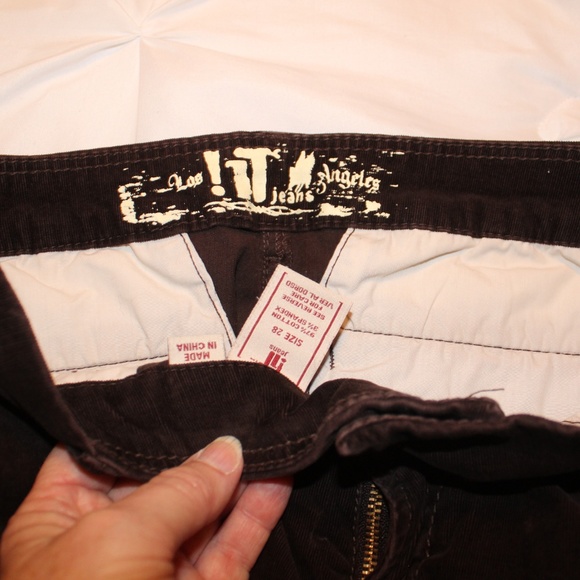 Los Angeles !iT Jeans Brown Sz 28 - Picture 3 of 4